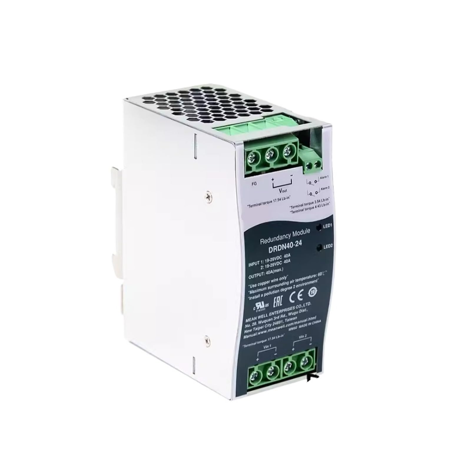 BRODEFUP 40A Power Supply DRDN40-12 12V DRDN40-24 24V DRDN40-48 48V DRDN40(DRDN40-12)
