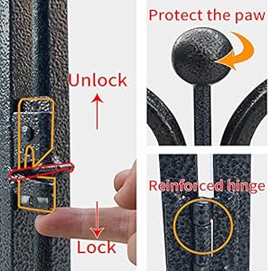 Dog Playpen,32/40/45 Inch Height in Heavy Duty, Folding Indoor Outdoor Anti-Rust Dog Exercise Fence, Portable Pet Playpen with Door for Large Medium Small Dogs and Pet (8 Panels, 32 Inch)