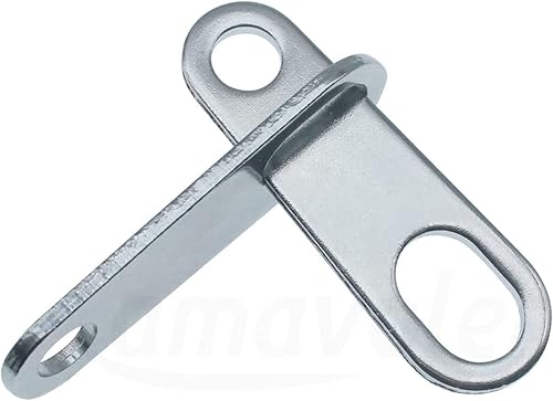 Miniatura 7 de ANKIA - 1 par de luces intermitentes universales de metal para motocicleta soportes de montaje para horquilla delantera de 30 a 1772in soportes de