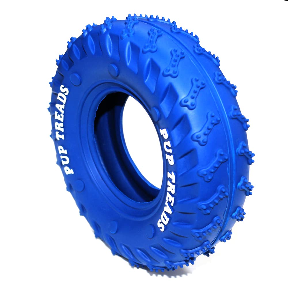 YCHEN Dog Chew Toys for Aggressive Chewers, Tire Type Durable Rubber Dog Toys Indestructible Tough Interactive Dog Toys for Small Meduium Dog