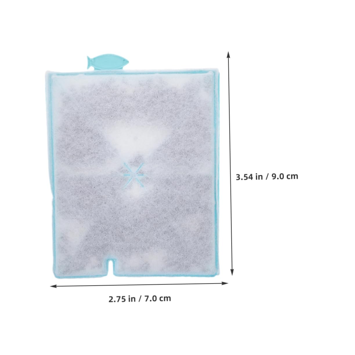 VANZACK 24piezas Almohadillas De Filtración De Algodón para Compatible Accesorios De Pecera para Purificación De Agua Filtración Efectiva y