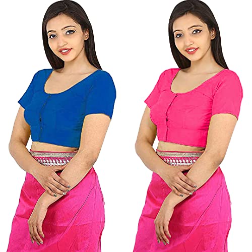 Image of Namita Women's Rubia Cotton Solid Half Sleeve Blouse