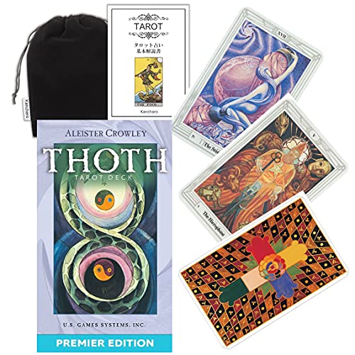 Kancharo ^bgJ[h 78  ^bg肢yN[[ g[g ^bg v~A GfBV Crowley Thoth Tarot Deck Premier Editionz{̃^bgJ[h{&|[`tiKij