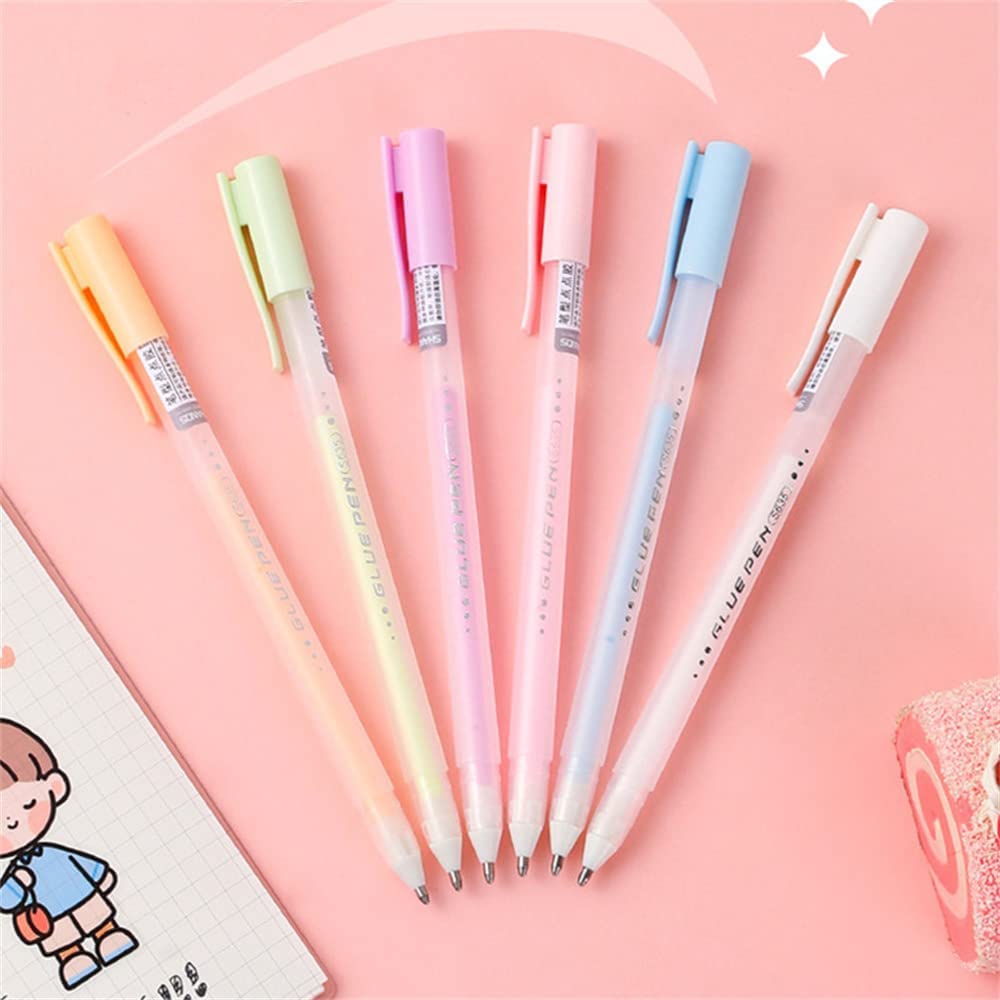 Glue Pens | Mess-Free Glue Pen for Art, Craft, School Projects & Office Use | Smooth Flow Adhesive for Paper and Work - Random Color (2 pcs) ...-image-44