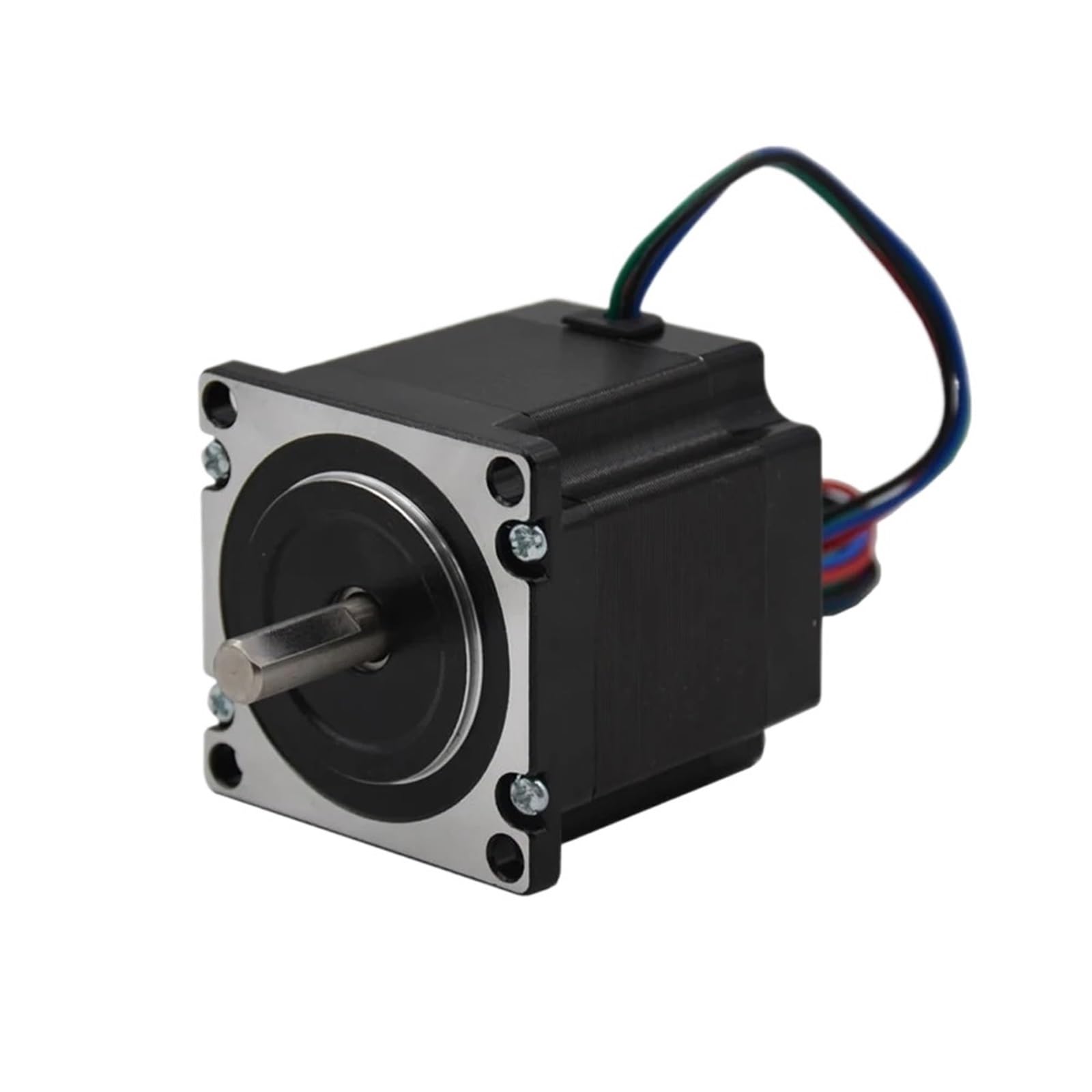 EKFBQBGW Nema23 Stepper electronic starter 82mm 2 Phase 520Ncm 3A Stepper electronic starter 4-Lead Cable for 3D Printer Engraving Milling Machine(6.35mm D Type)