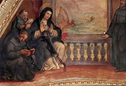 Affiche Sainte Monique Battista Ricci pour Sublimer un Grand Mur Vide 60x90cm