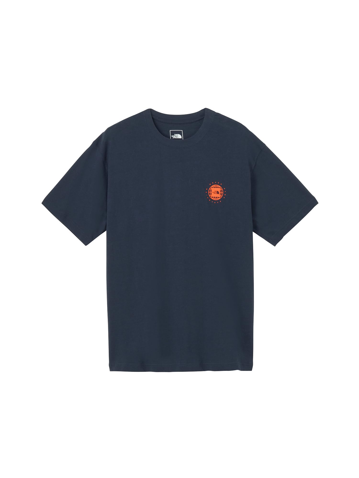 THE NORTH FACE(ザノースフェイス) 半袖 カットソー Tシャツ S/S GEO Square Logo Tee アーバンネイビー S