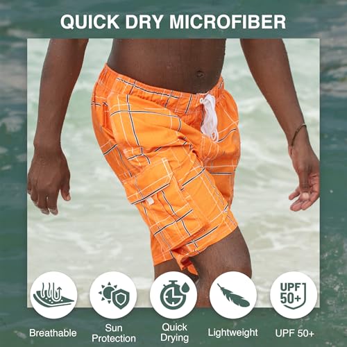 Image of Kanu Surf Men's Flex Plaid Swimtrunk