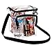 Clear Lunch Bag Stadium Security Approved Clear Lunch Box with Adjustable Strap and Front Zippered Pocket Thick, Easy to Clean and Water Resistant Tote Bag Great for Men, Women, Kids