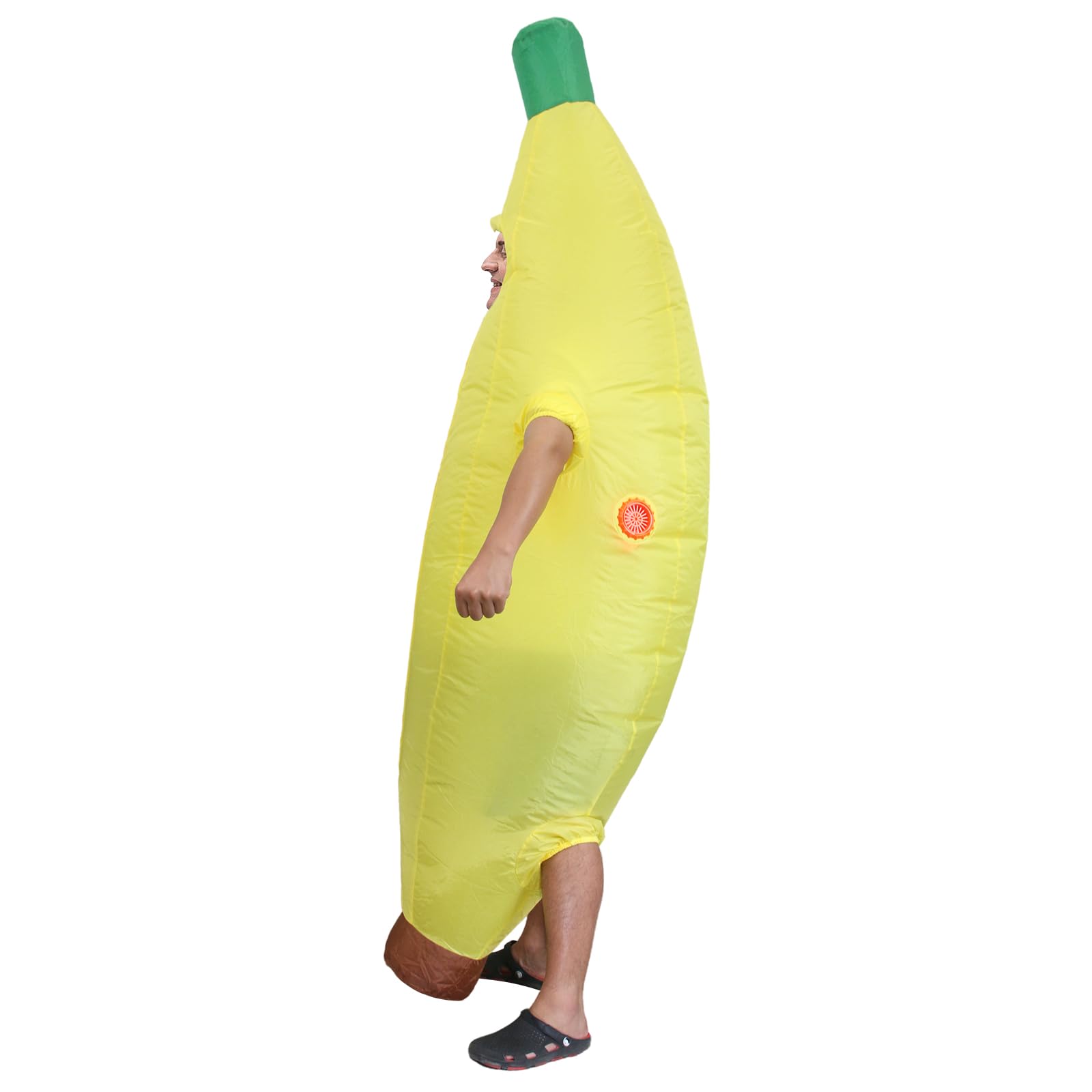Costume gonfiabile a forma di banana per adulti, per Halloween