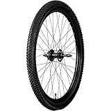 Die MTB-Laufräder mit 1,95 Zoll Breite bestehen aus Aluminium Doublewallfelgen, die trotz ihres geringen Gewichts sehr stabil sind. Die dreifach überkreuzte Einspeichung erhöht die Stabilität des Rades noch einmal. Die Speichen selbst bestehen aus rostfreiem Stahl und besitzen galvanisch verzinkte und deshalb ebenfalls rostbeständige Nippel.