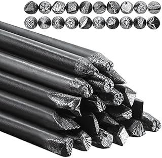 20 Packs Steel Punches 4 mm Flower Punch Stamp Set Practical Metal Stamping Kit Stamping Jewelry Tools for Ring Jewelry DIY Craft Tool