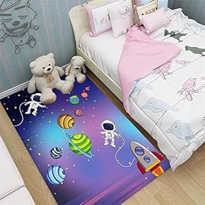 Kunsen Tumblr Vloerkleed voor balkon, thuis, slaapkamer, baby, kruipende cartoon, kinderkamer, cartoon, tapijt, jeugdkamer, meisjes, paars, decoratie, eettafel, tapijt, balkon, tapijt, decoratie, kamer, 150 x 220 cm