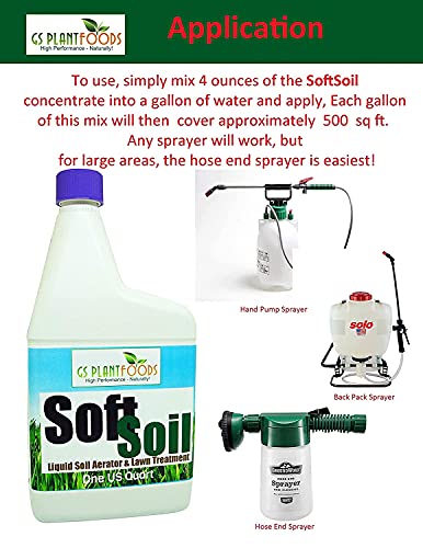 Soft Soil GS Plant Foods Aerador Líquido 1 Quart miniatura 4