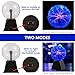 Gresus 6 Inch Plug-in Plasma Ball Lamp - Touch & Sound Sensitive Interactive Plasma Lamp Nebula Sphere Globe, Science Educational Gift for Decorations/Parties/Bedroom (Blue)