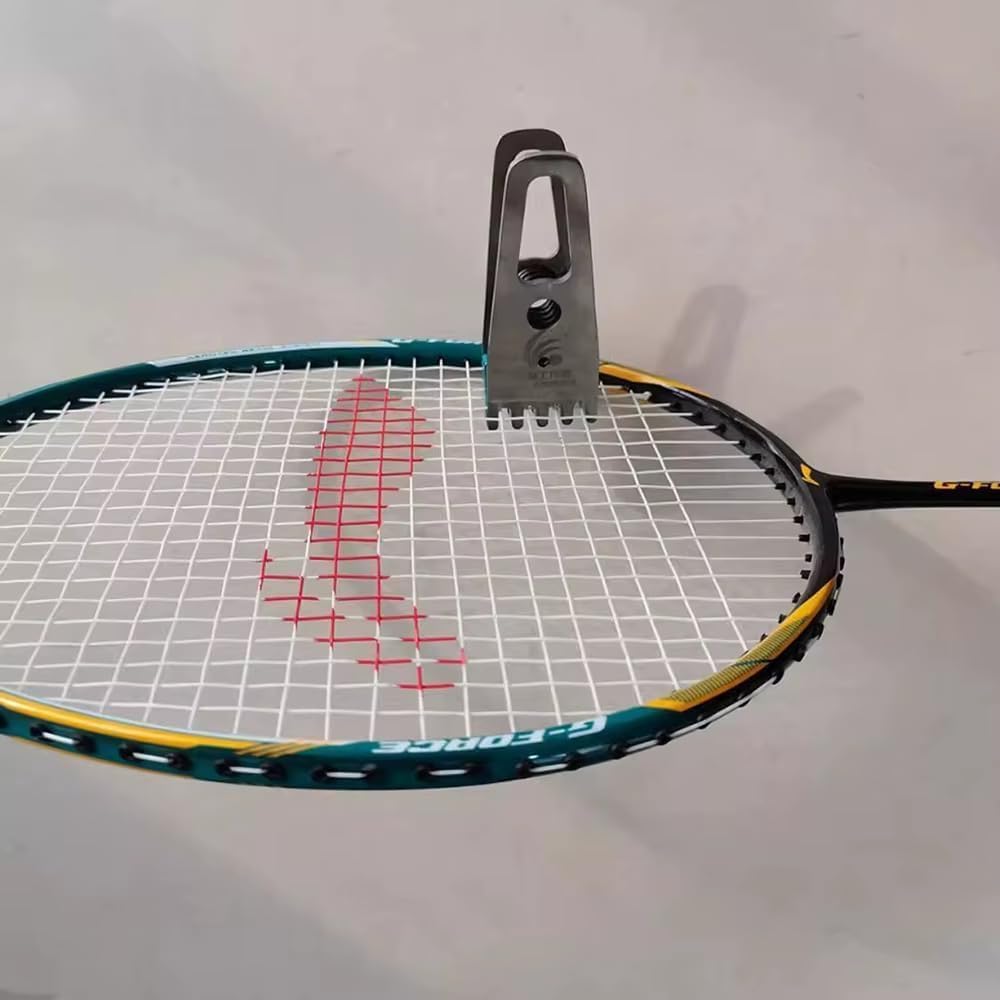2PCS Universal 430 Stainless Steel Clip Badminton Racket Flying Clamp Accessory Clamp Tennis Racket Tool Gripper