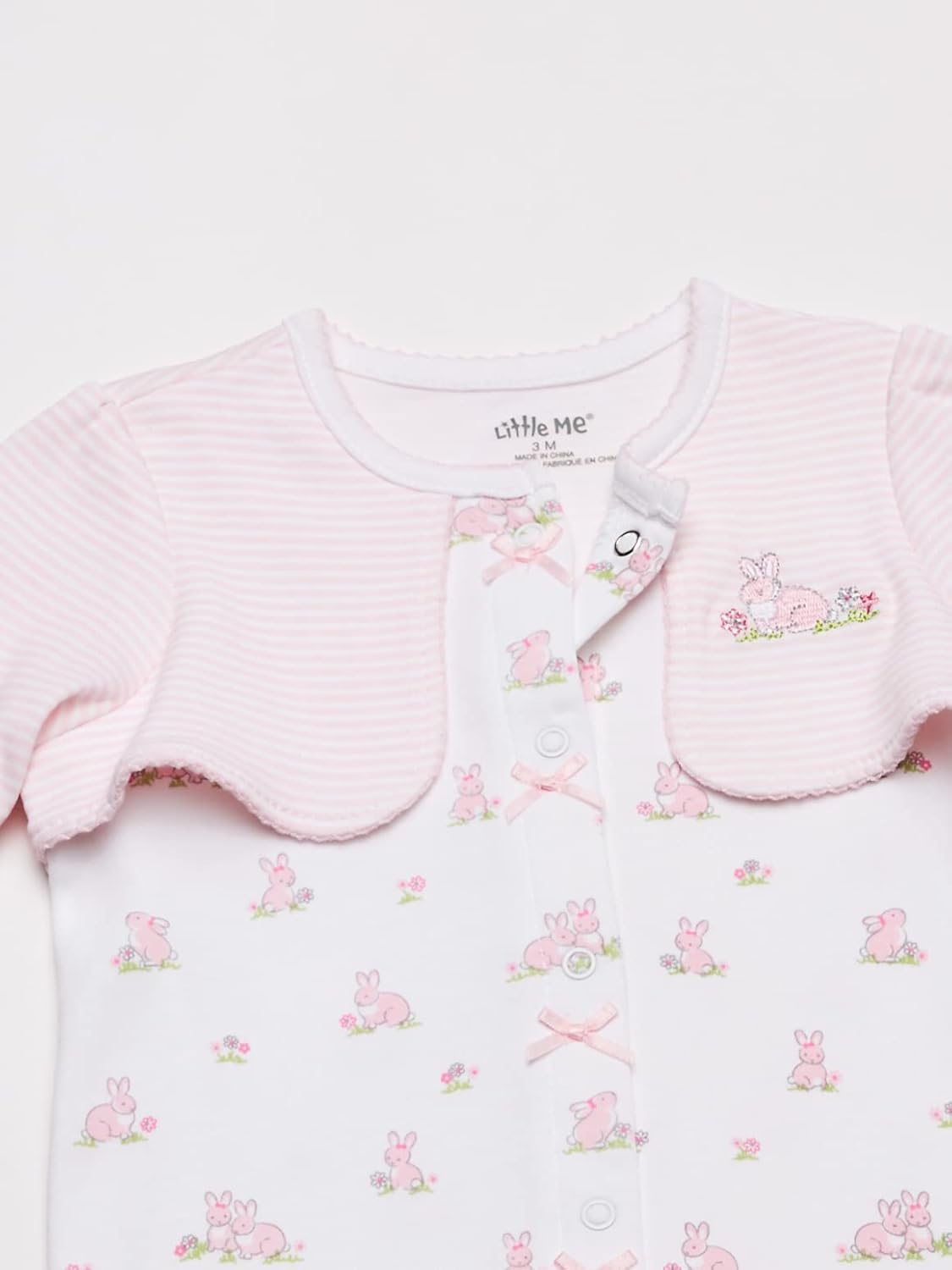 Little Me Baby Girls' Footie and Hat: Clothing, Shoes & Jewelry