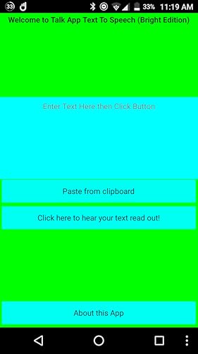 Talk App (Text To Speech) Bright Edition