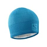 Color: fjord blue/Lyons blue Salomon LOGO BEANIE Gorro unisex