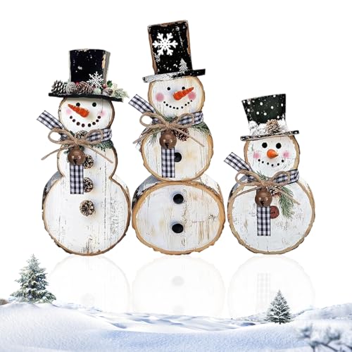 Weihnachtsdeko Innen Figuren, Weihnachtsdeko Innen, 3 Stück Holz...