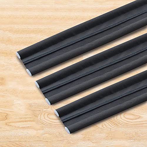 GLUN® Door Bottom Sealing Guard for Home, Office, Hotel Reduce Noise, Insects, Wind Dust Weather from Outside Black in Color Pack of 3 (B0C3ZMD7MK) Amazon Price History, Amazon Price Tracker