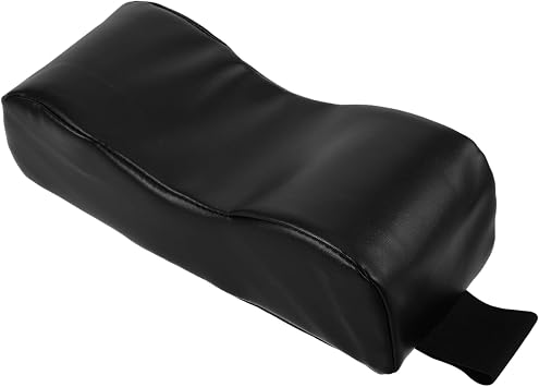 Wheelchair Head Cushion PU Sponge Neck Support Pillow Black Adjustable