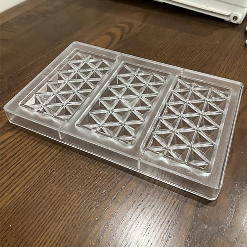 Moule à chocolat pyramidal en polycarbonate transparent grand moule à bonbons injecté