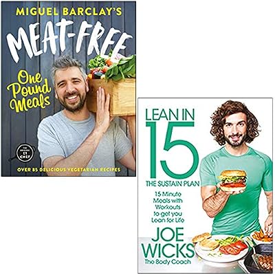 Meat-Free One Pound Meals, Lean in 15 The Sustain Plan 2 Books Collection Set