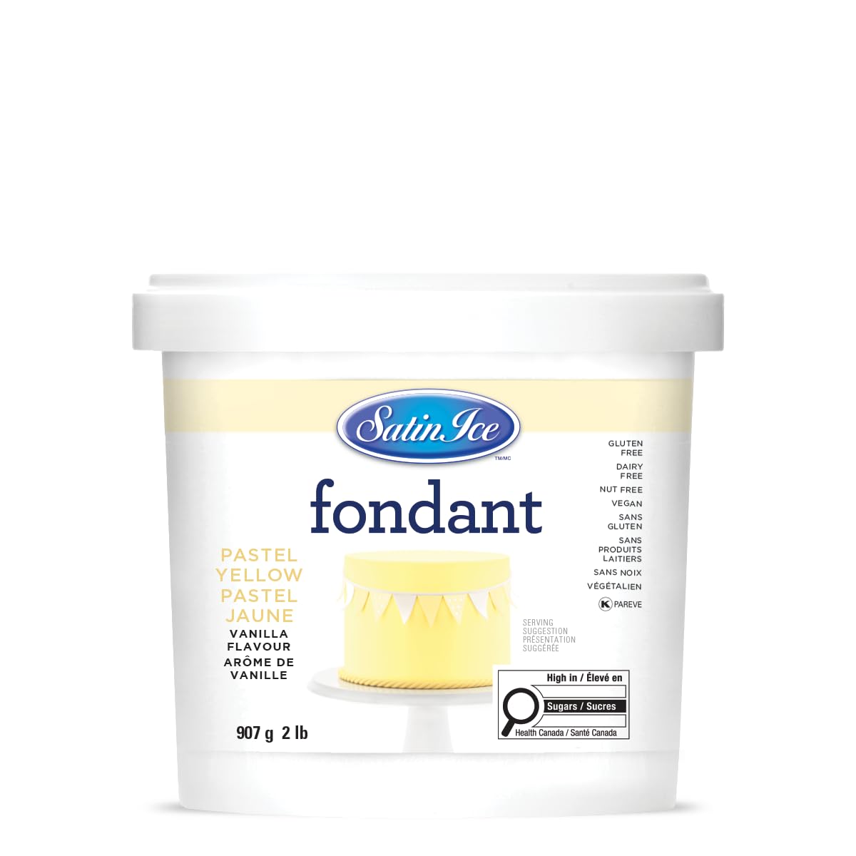 Satin Ice Black Fondant, Vanilla, 1 Kilogram — view 20