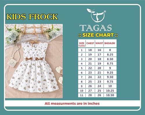 Image of TAGAS Girls Fit & Flare Knee-Length Dress