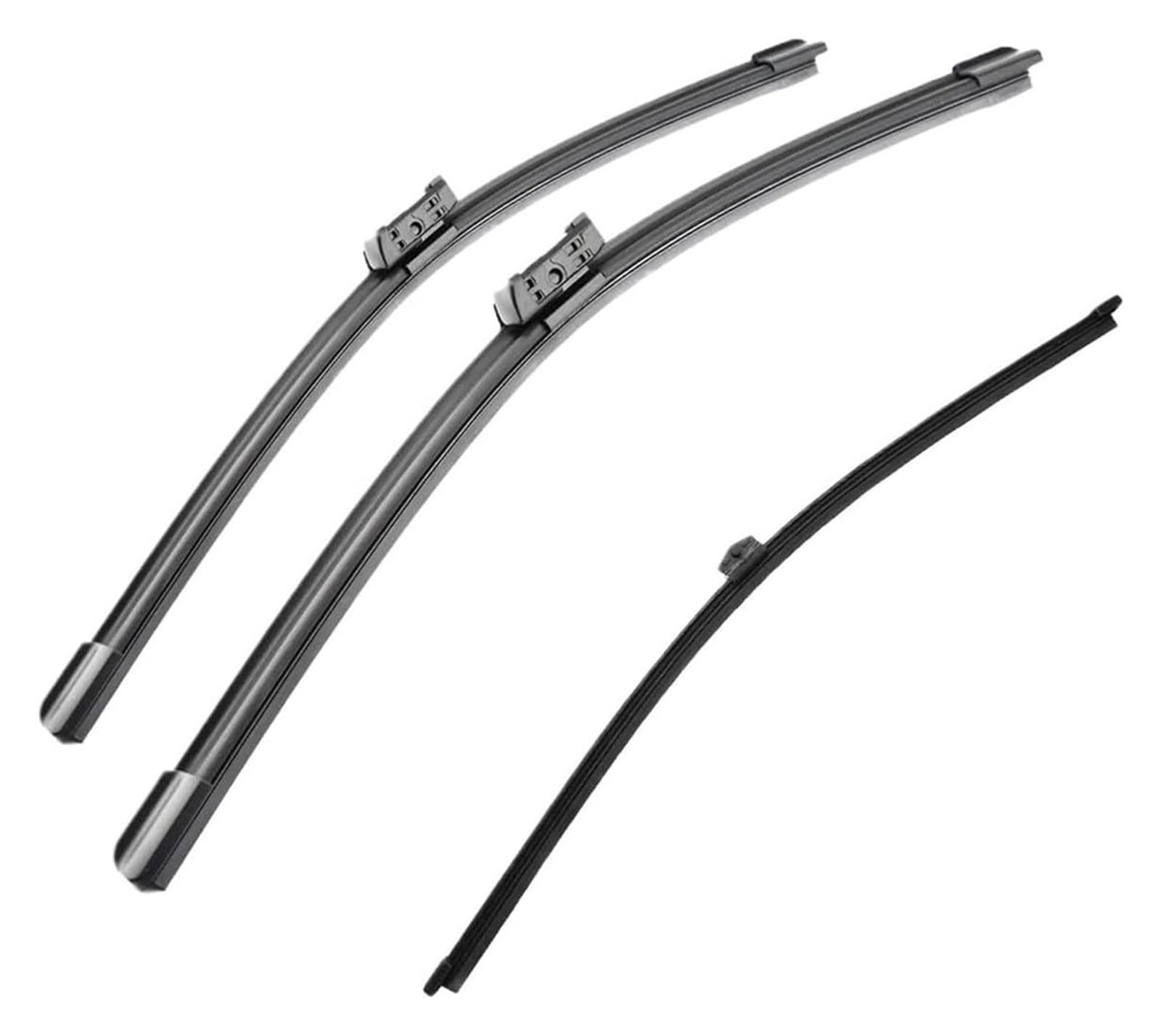 Auto Limpiaparabrisas Para A4 B8 2009-2016 Limpiaparabrisas Delanteros Traseros Cepillos Accesorios De Corte 24"+20"+16" Limpiaparabrisas De Coche