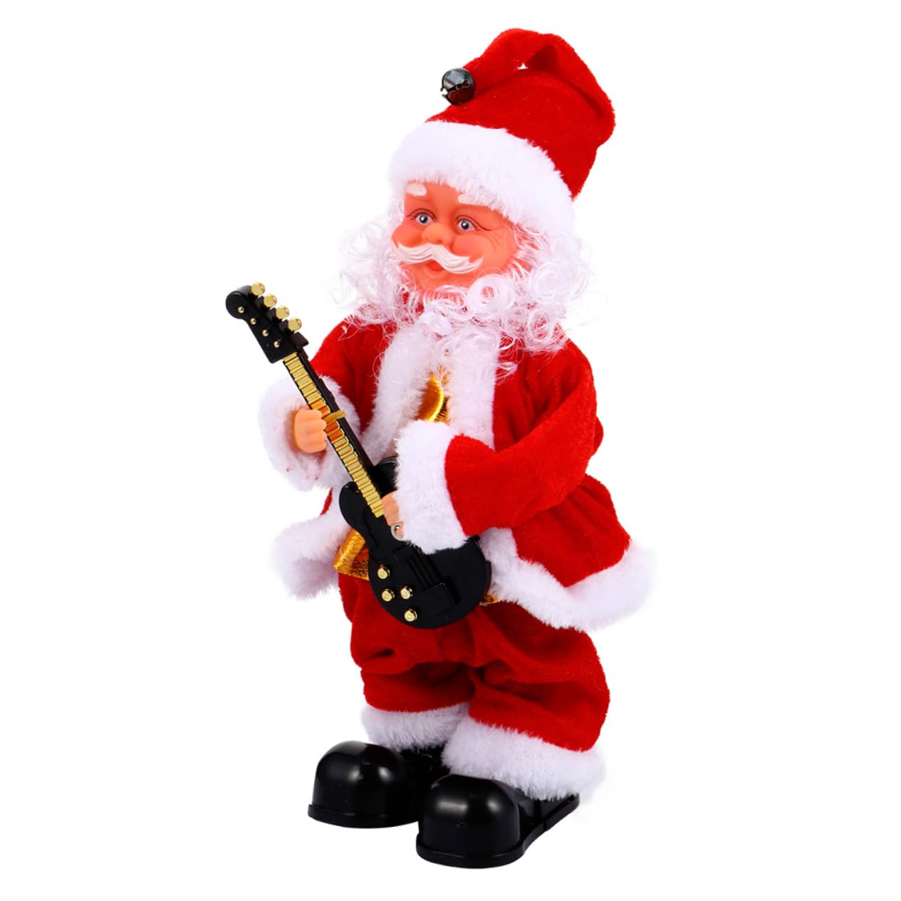 Muñeco Eléctrico de Papá Noel con Sonidos y Movimiento, Juguete Navideño de Plástico y Tela para Niños en Navidad Salón Varios Estilos