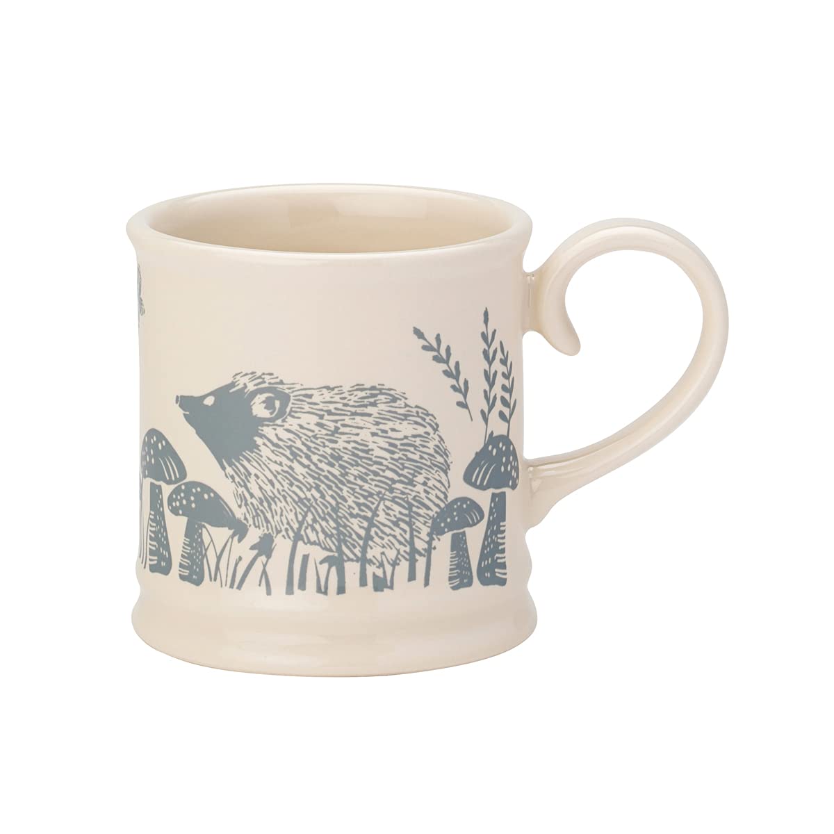 The English Tableware Grey English Tableware Company Artisan Hedgehog Small Tankard Mug, 105 Mm X 70 Mm Size