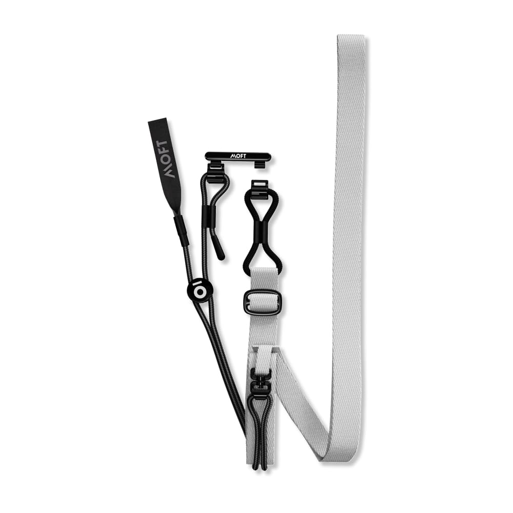 Phone Lanyard, Universal Adjustable Detachable Crossbody Long Lanyard with Phone Patch, Compatible with Most Smartphones, Bare Phone, Length up to 150cm, Misty Cove