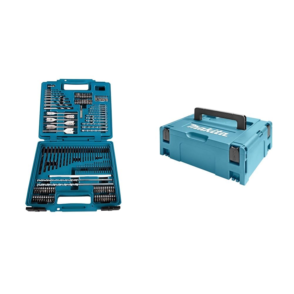 Makita E-06270 kit mèches perceuse et coffret de transport Makpac 2 empilable