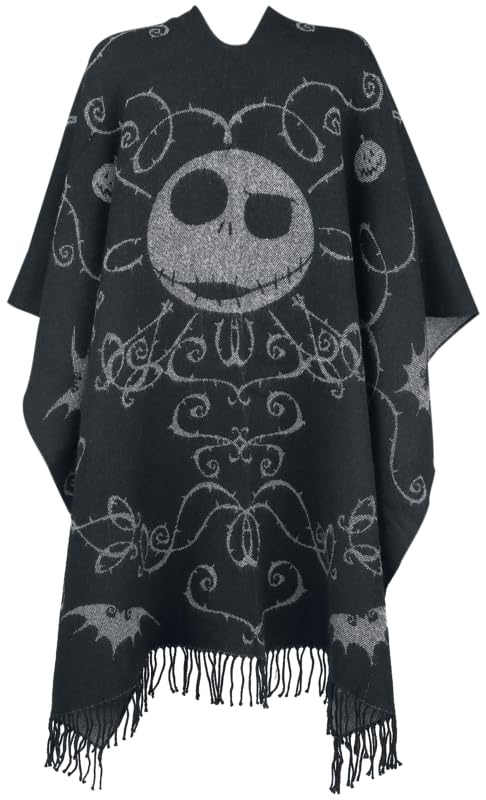 Nightmare Before Christmas Jack Donna Cardigan nero/grigio 100% Acrilica Regular
