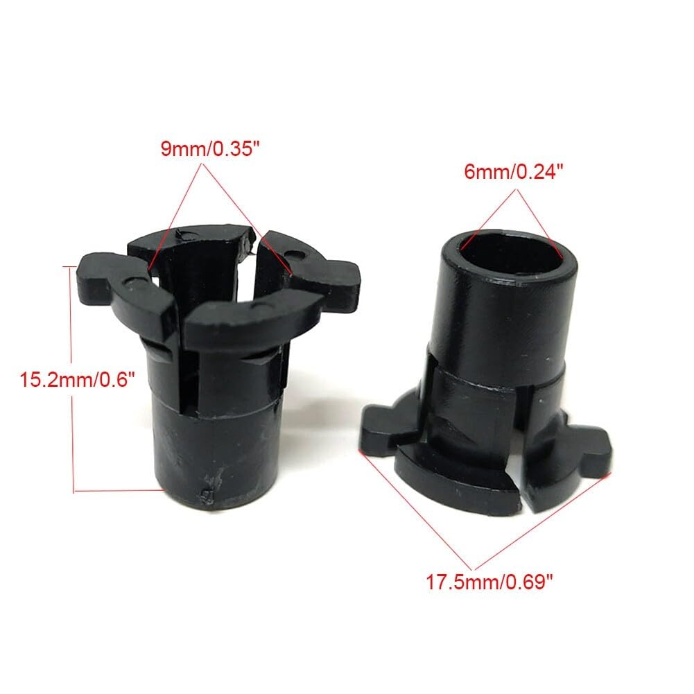 Einstellschraube Scheinwerfer Kugelschraube, 63121378369 Scheinwerfer-Einstellschraube Schließende Einstellschraube Hauptscheinwerfer Clips Gelenkbuchse kompatibel für E30 E32 E34