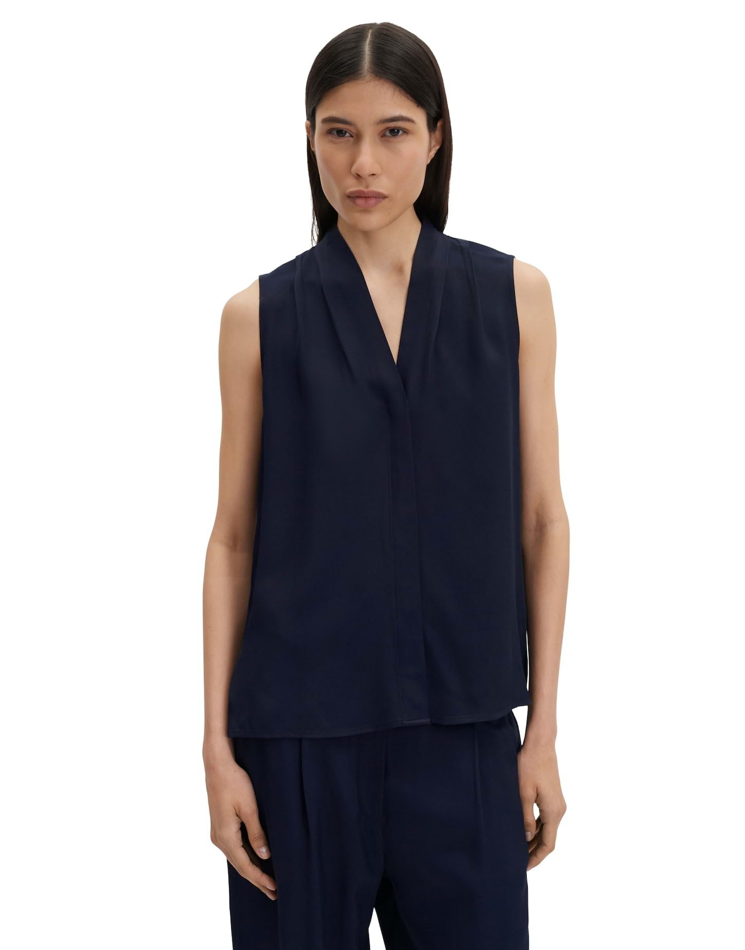 someday Damen Blusentop | Blusentop aus ECOVERO™ Viskose Slim Fit