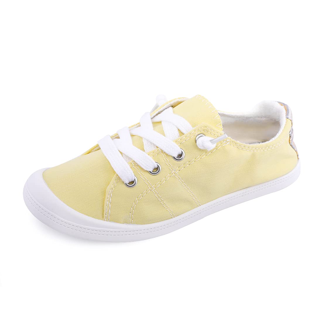 Women's Slip On Canvas Sneaker Low Top Casual Walking Shoes Classic Comfort Flat Fashion Sneakers