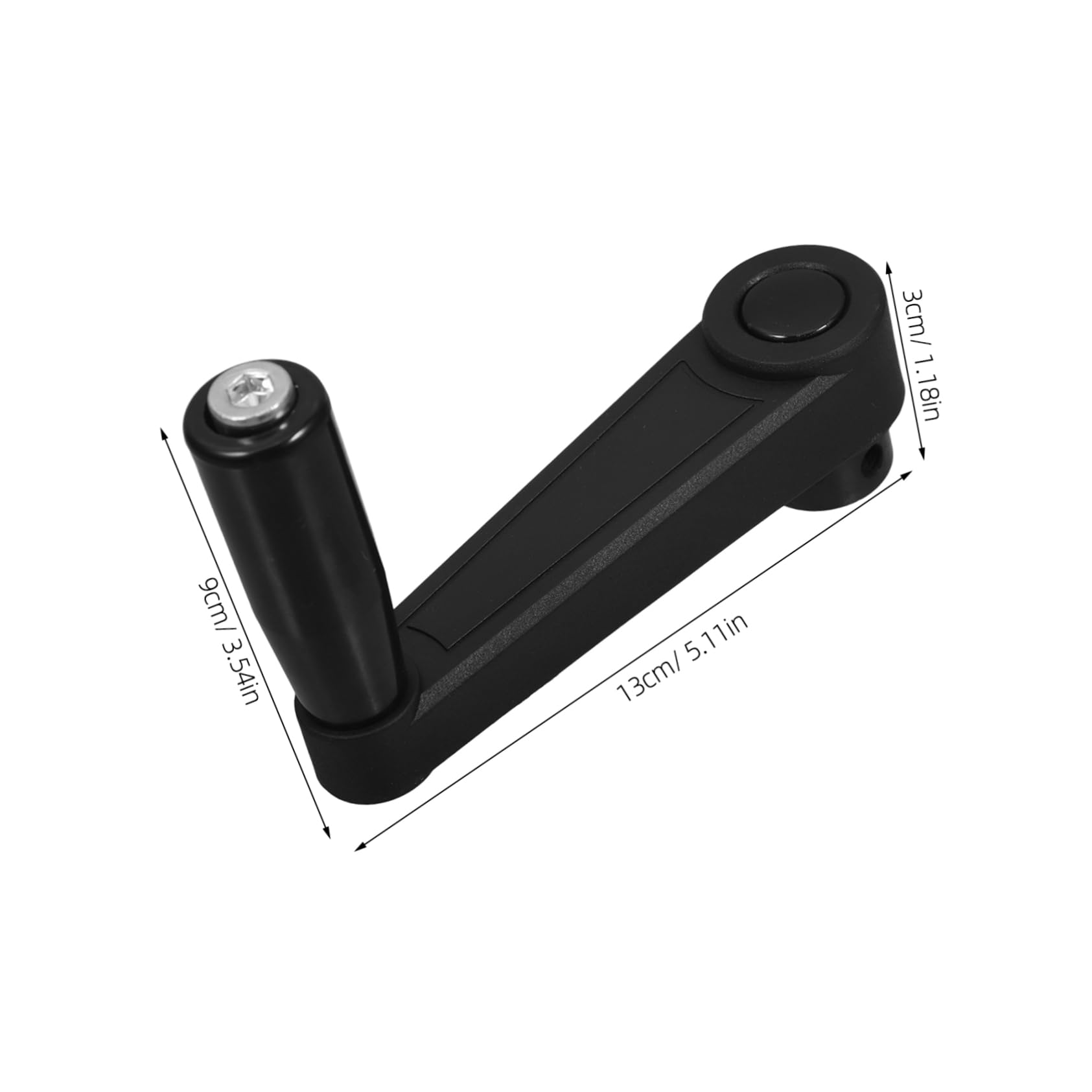 KICHOUSE Foldable Nylon Crank Handle for Windows and Motorcycles Portable Revolving Handwheel Grip for Effortless Manual Operation and Enhanced User Experience