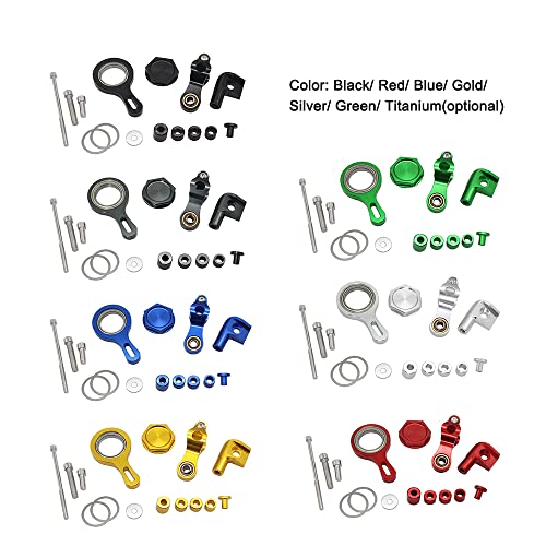 Pruie Kit de suporte de montagem para estabilizador de direção de motocicleta, acessórios de modific