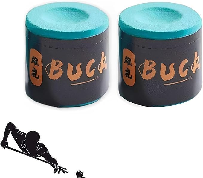 2 Pcs Pool Chalk Round Pool Chalks Green or Professional And Home Players