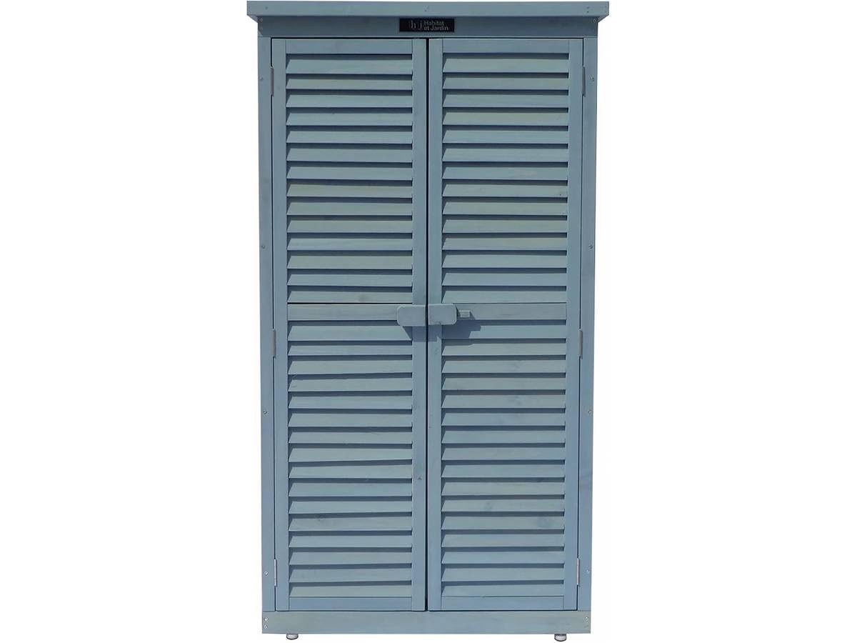 habitat et jardin Gartenschrank Space 87 x 46,5 x 160 cm Himmelblau