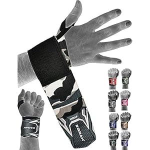 EMRAH ”HEAVY DUTY” Weight Lifting Wrist Wraps Gym Straps Bodybuilding Power Training Workout Exercise