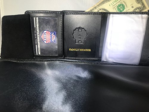 MINI BADGE WALLET DETECTIVE FAMILY MEMBER/CREDIT CARDS/ID/PICTURES/BILLFOLD