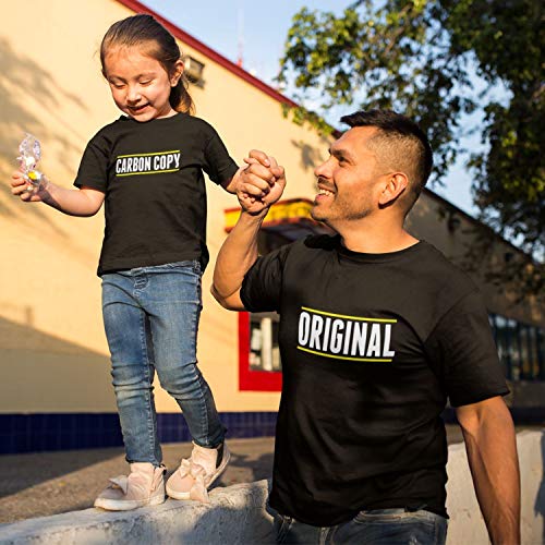 Image of TheYaYaCafe Original & Carbon Copy Dad and Son T-Shirts (Sold Separately) - Cotton, Regular Fit, Round Neck, Half Sleeves