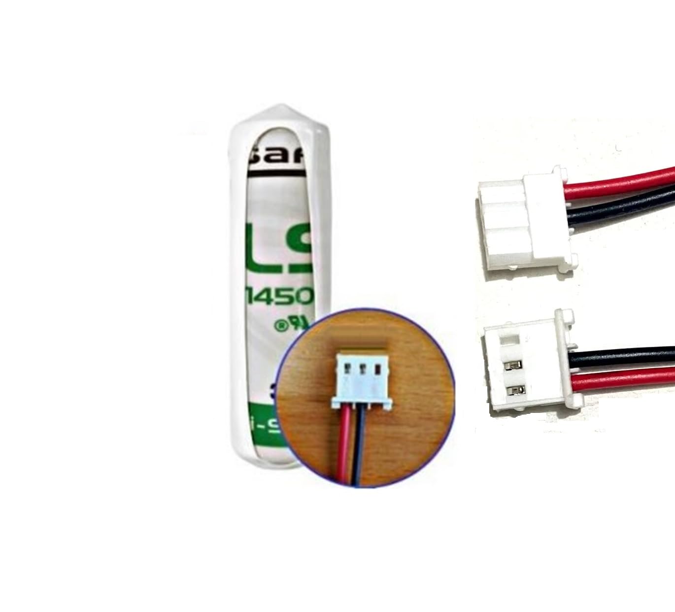 KIT 6 PZ, My Brand, Italcell - Saft batteria litio 3, 6 V compatibile antifurto allarme Tecnoallarm