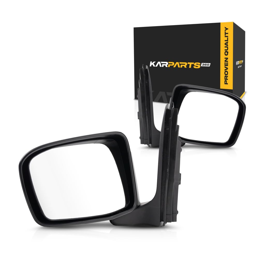 For Honda Odyssey 2005 06 07 08 2009 Door Mirror Driver and Passenger Side | Pair | Power | Heated | Textured Black | Replacement For 76250SHJA43ZC |