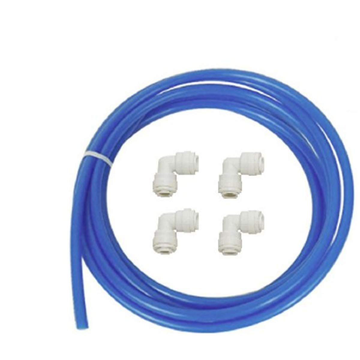 Capital Combo of RO Water Filter 10 Meter Blue Pipe 1/4 and 4 Elbow connectors 1/4-1/4 inch (B07P459FF5) Amazon Price History, Amazon Price Tracker