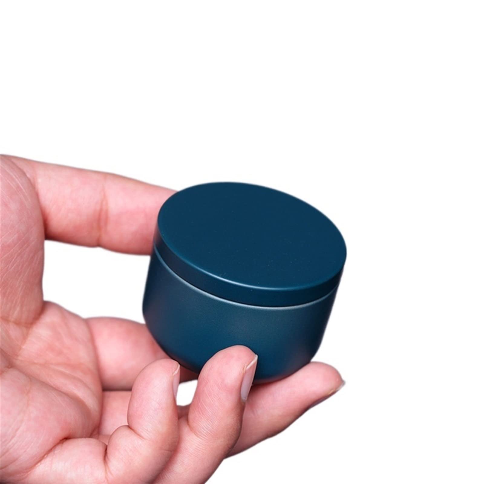 JINGYAN Storage Jars Tea Storage Metal Box Small Iron Pot Caddy Sealed Portable Coffee Candy Cans Accessiories Container Tin